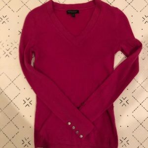Raspberry Pink Banana Republic Merino Wool Sweater